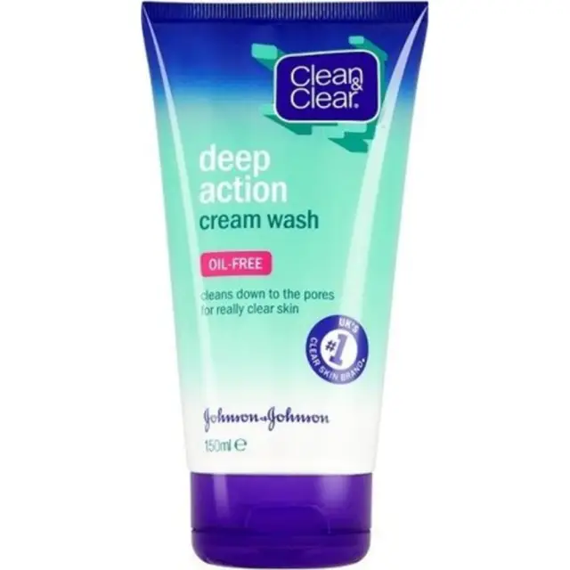 Clean & Clear Deep Cleansing Cream Wash 150ml