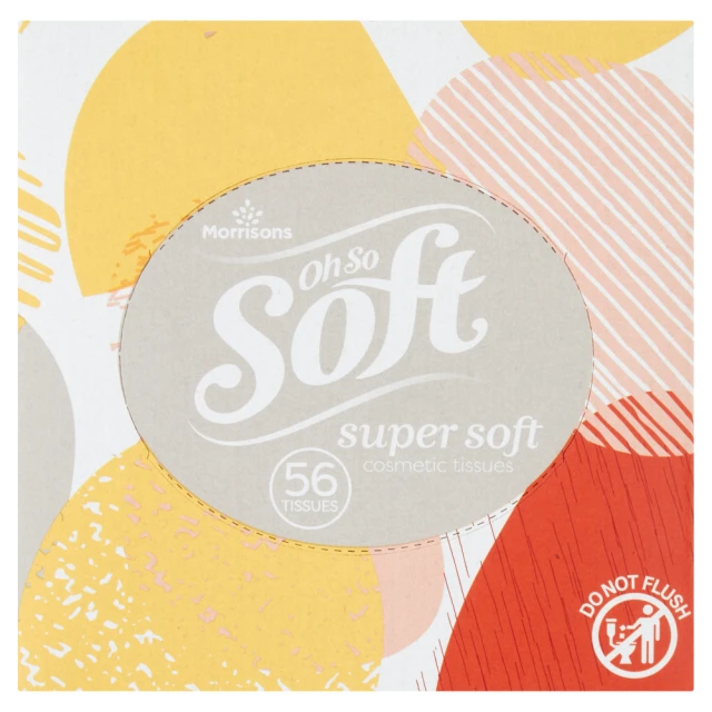 Morrisons Oh So Soft 56 Super Soft Cosmetic Tissues