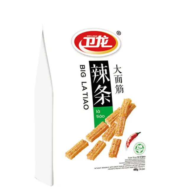 WL Latiao Gluten Strips - Hot Flavour 衛龍辣條大麵筋-香辣400g