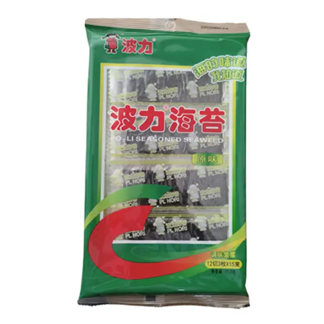 PL Seasoned Seaweed 11.2g 波力海苔-原味11.2g