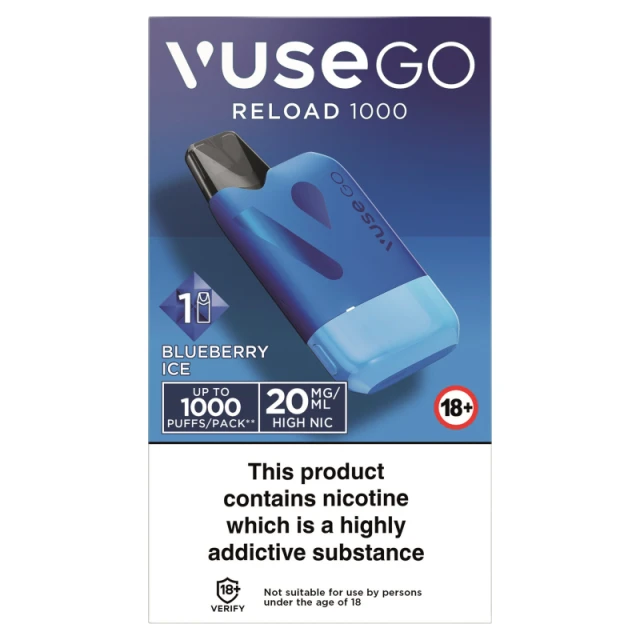 Vuse Go Reload Box Blue Blueberry Ice 20mg