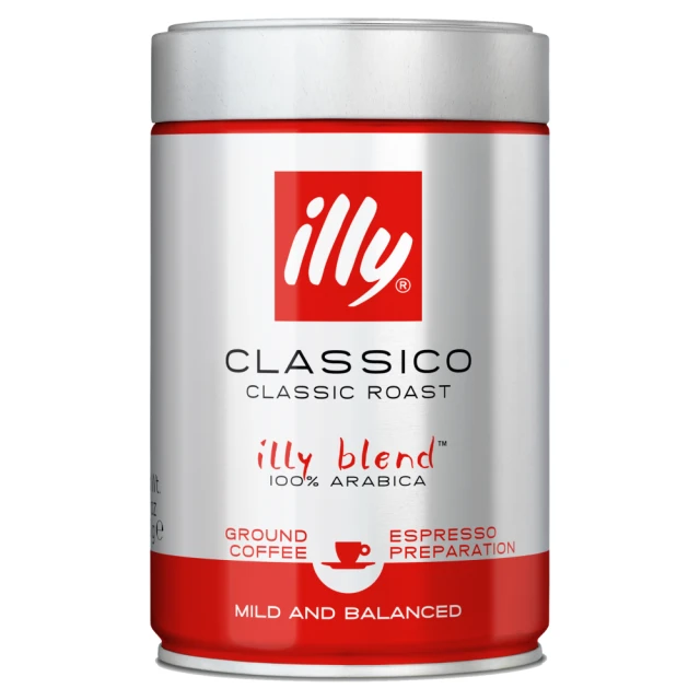 Illy Ground Espresso Coffee 250g