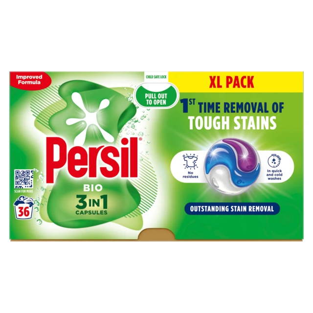 Persil  3 in 1 Washing Capsules Bio 36 washes