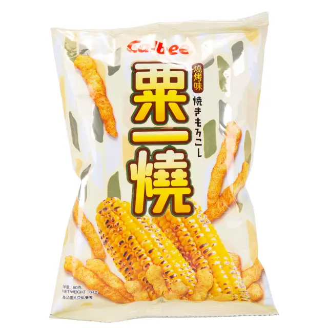 Calbee Grill A Corn - BBQ Flavour 80g CALBEE 烧烤味粟一烧 80克