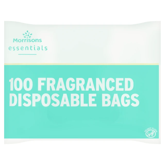 Morrisons Essentials 100 Fragranced Disposable Bags