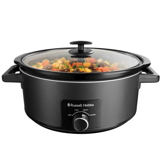 Matte Black Slow Cooker