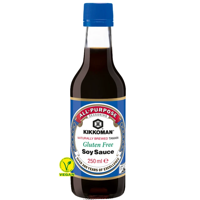 KIKKOMAN 250ml Tamari Gluten Free Soy Sauce 萬字无麸质酱油 250毫升