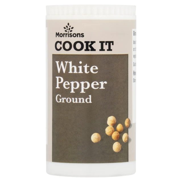 Morrisons Ground White Pepper 25g