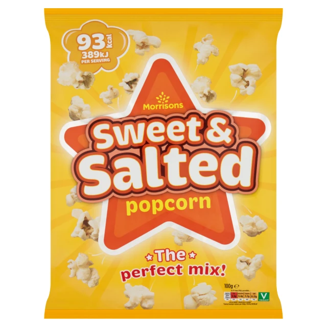 Morrisons Sweet & Salt Popcorn 100g