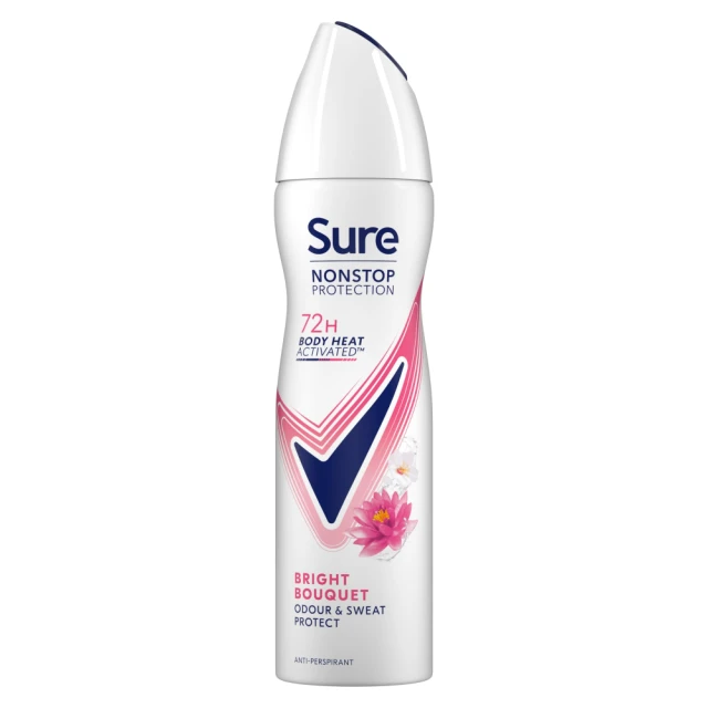 Sure Nonstop Protection Anti-Perspirant Aerosol Bright Bouquet 150 ml