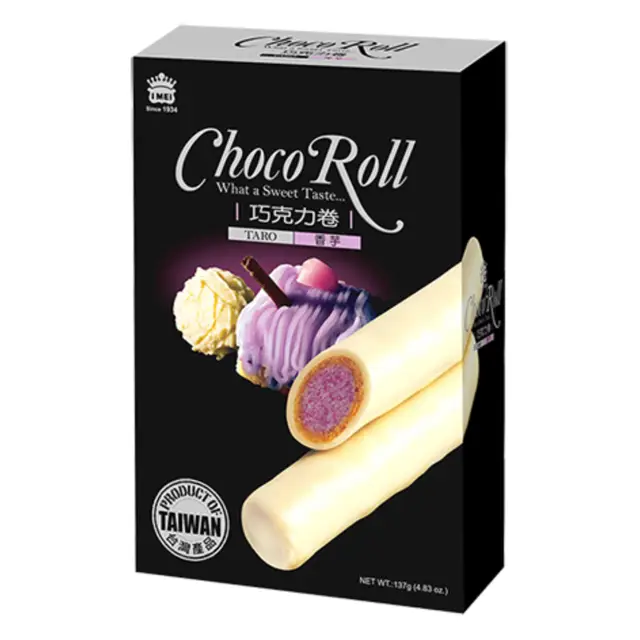 IM Choco Roll - Taro 義美巧克力卷-香芋137g