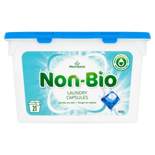 Morrisons Non-Bio Laundry Capsules 21 x 17ml (357ml)