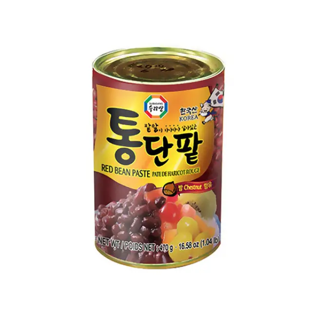 Canned Red Bean Gruel 470g 韩国红豆蓉罐头