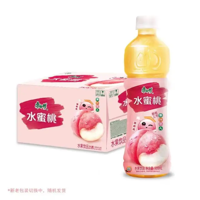 Master Kong drink peach flavour 500ml 康师傅水蜜桃汁 500ml
