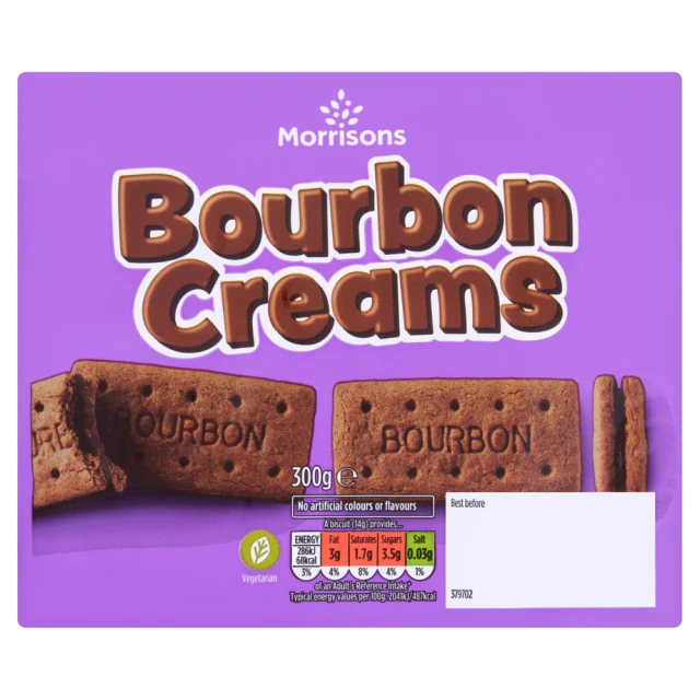 Morrisons Bourbon Creams 300g