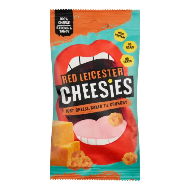 Cheesies Crunchy Popped Red Leicester Cheese 20g