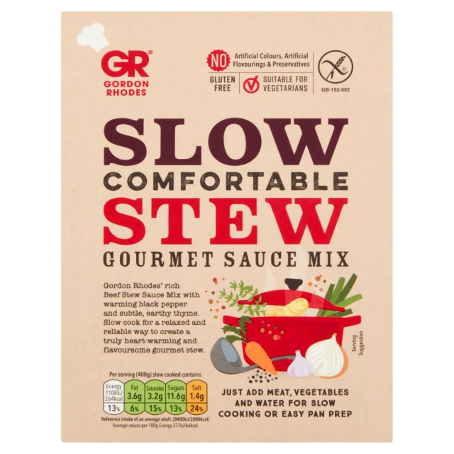 Gordon Rhodes Slow Comfortable Stew Mix 75g