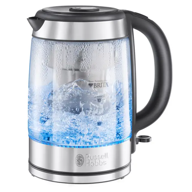 Purity Glass Kettle - Brushed