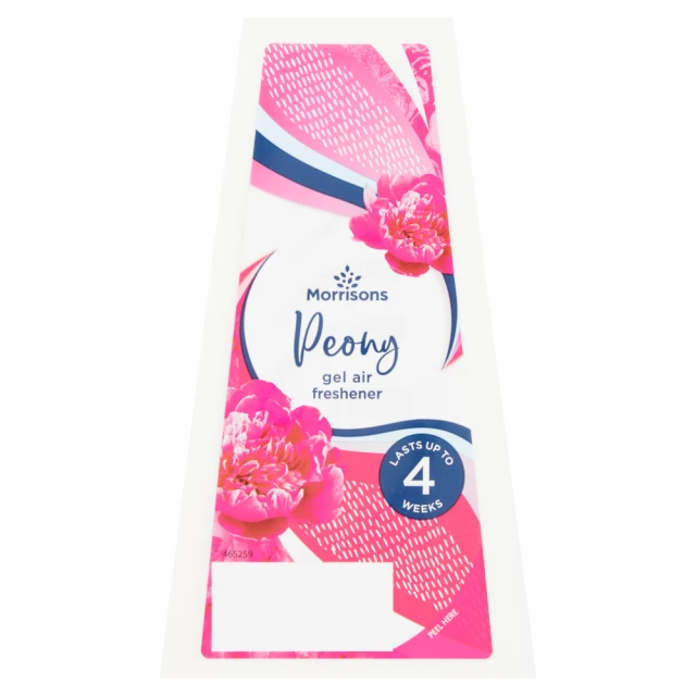 Morrisons Peony Gel Air Freshener 120g