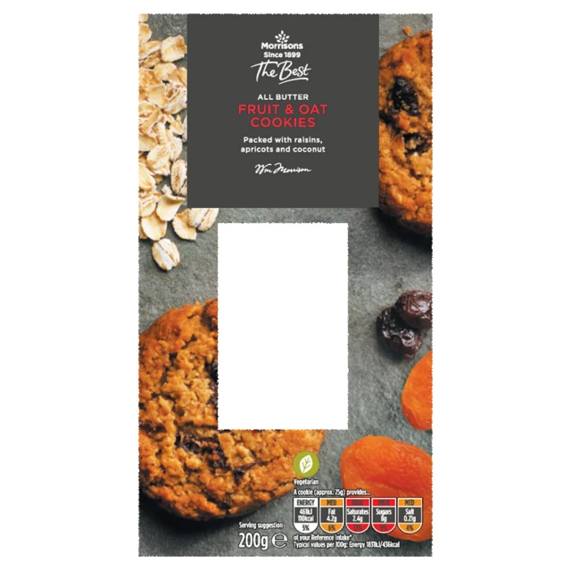 Morrisons The Best Fruit & Oat Cookies 200g