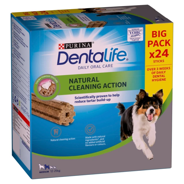 Dentalife Medium Dog Treat Dental Chew 24 Stick