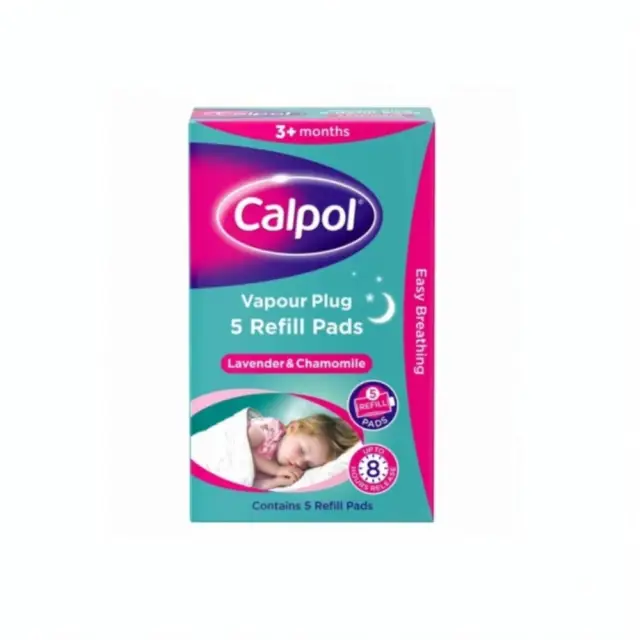 Calpol Vapour Plug Lavender and Chamomile 15 Refill Pads (3 x 5)