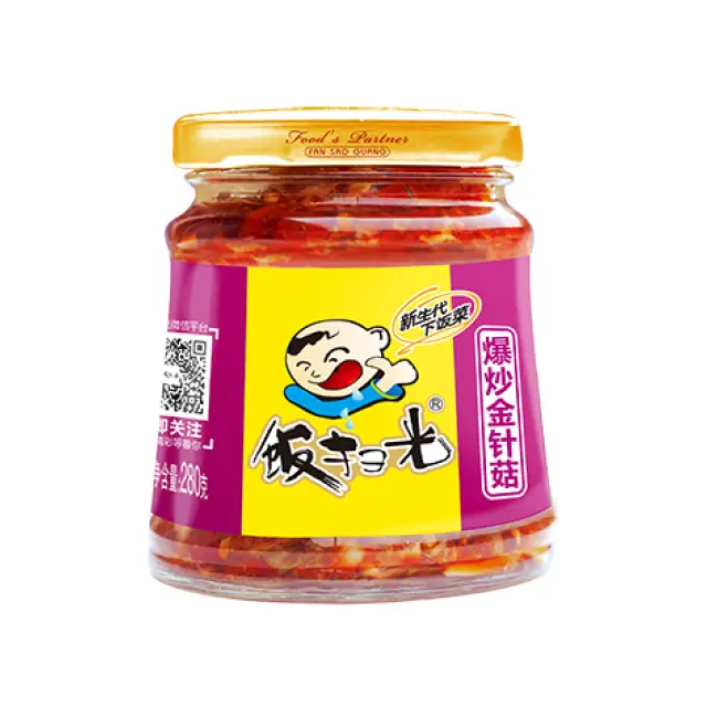FSG Fried Enokitake Mushroom 飯掃光爆炒金針菇280g