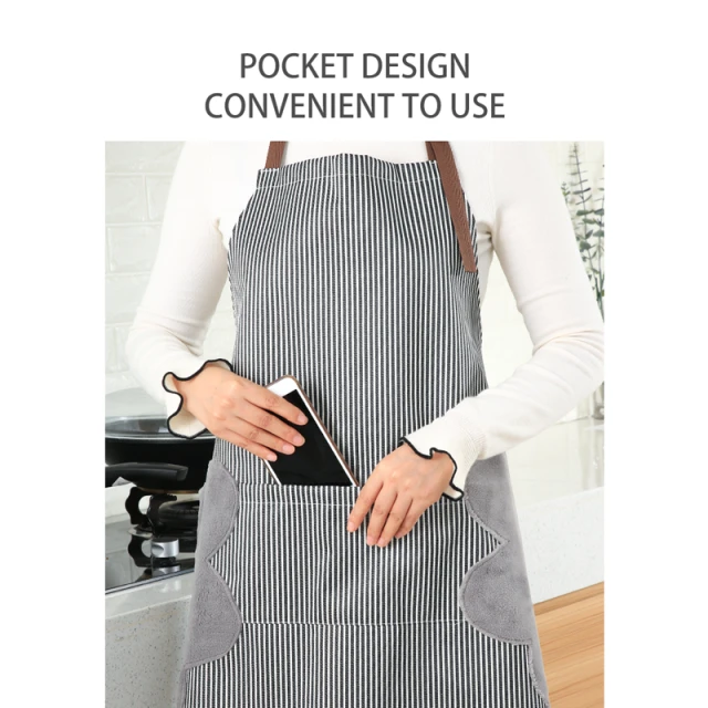 Maxcook Thickened Kitchen Apron Green MCPJ145