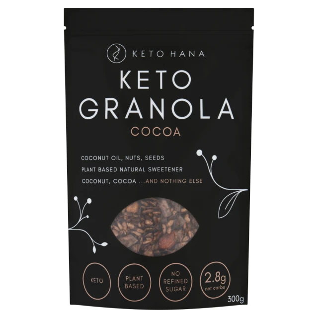 Keto Hana Cocoa Keto Granola 300g