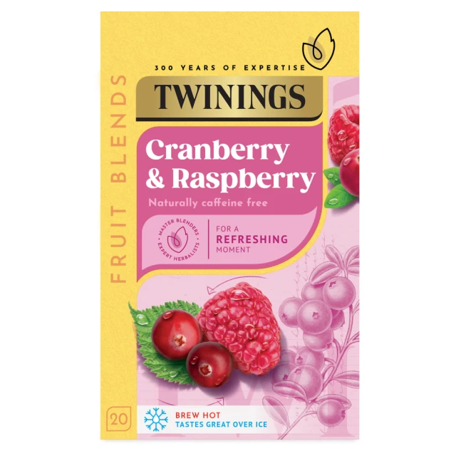Twinings Cranberry, Raspberry & Elderflower 20 pack