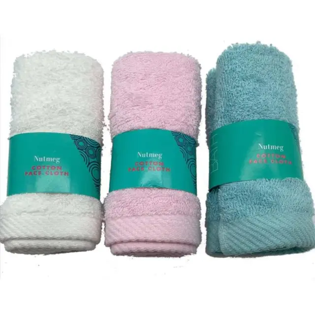 Nutmeg Cotton Face Clothes