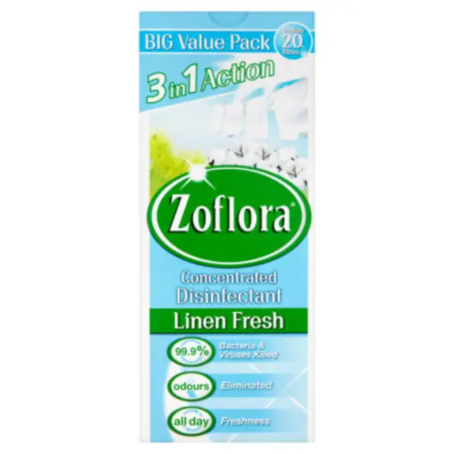 Zoflora Linen Fresh Concentrated Disinfectant 500ml