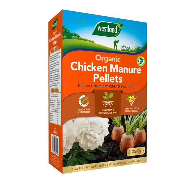 Organic Chicken Manure Pellets  2.25kg