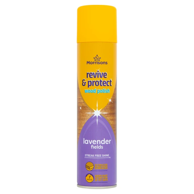 Morrisons Revive & Protect Wood Polish Lavender Fields 250ml