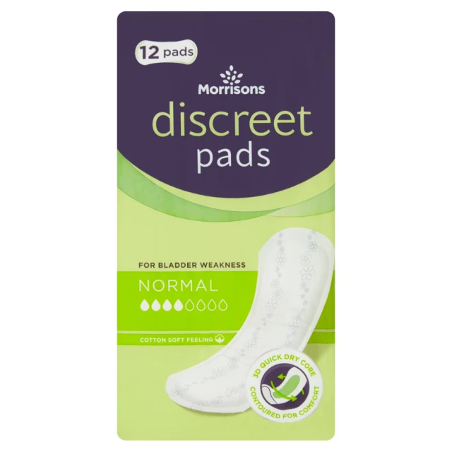 Morrisons 12 Discreet Pads Normal