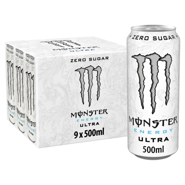 Monster Energy Drink Ultra Zero Sugar 9x500ml
