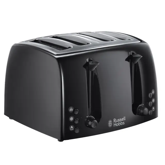 Russell Hobbs Textures 4 slice - Black
