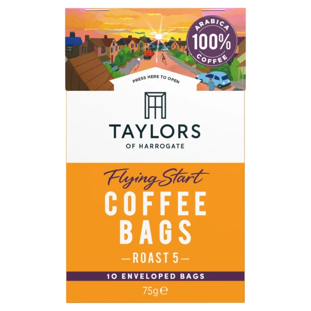 Taylors of Harrogate Flying Start Coffee Bags 75g