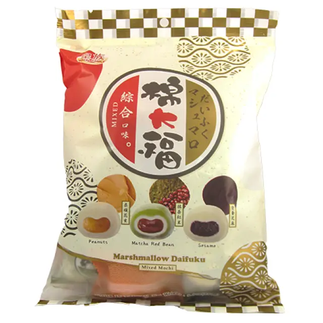 RF Mixed Marshmallows Mochi 皇族棉大福-抹茶紅豆芝麻花生250g