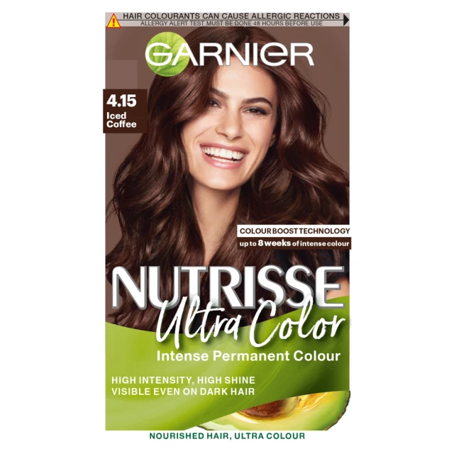 Garnier Nutrisse Ultra Color 4.15 Iced Coffee Brown Permanent Hair Dye