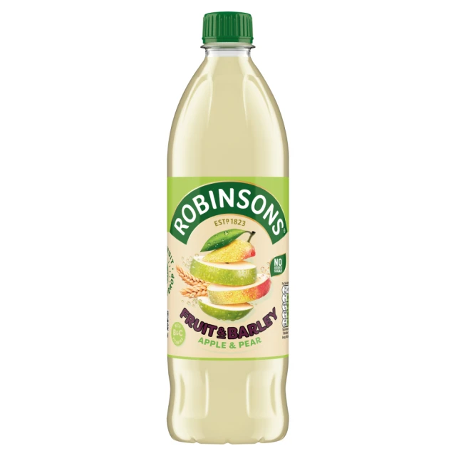 Robinsons No Added Sugar Squash Fruit & Barley Apple & Pear 1 litre