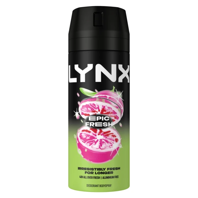 Lynx  Aerosol Body Spray Epic Fresh 150 ml