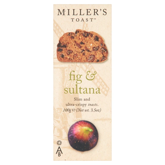 Miller's Fig & Sultana Toasts100g