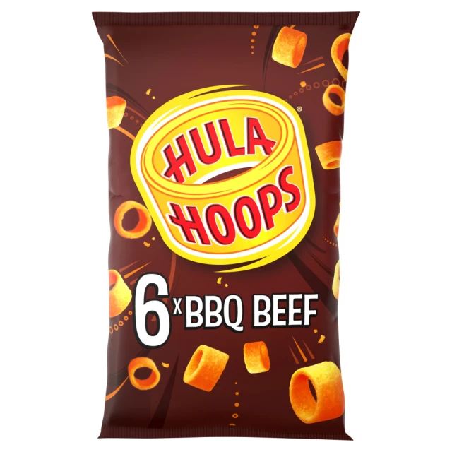 Hula Hoops BBQ Beef 6 x 24g