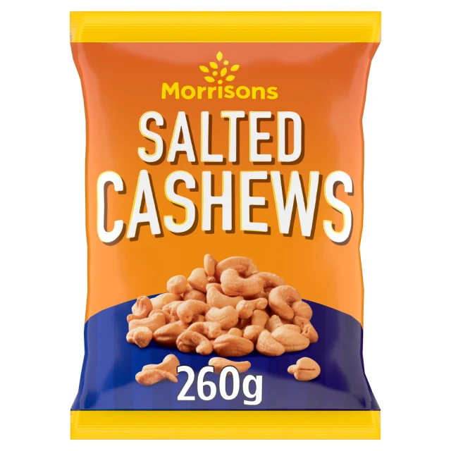 Morrisons Salted Cashews 260g
