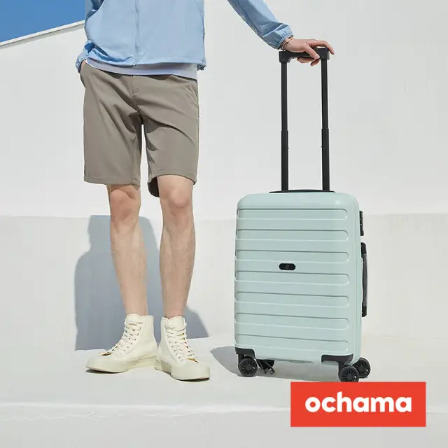 ochama Aviator Luggage Large Capacity Men and Women Trolley Case 24 Inch Travel Case Student
Password Box Green