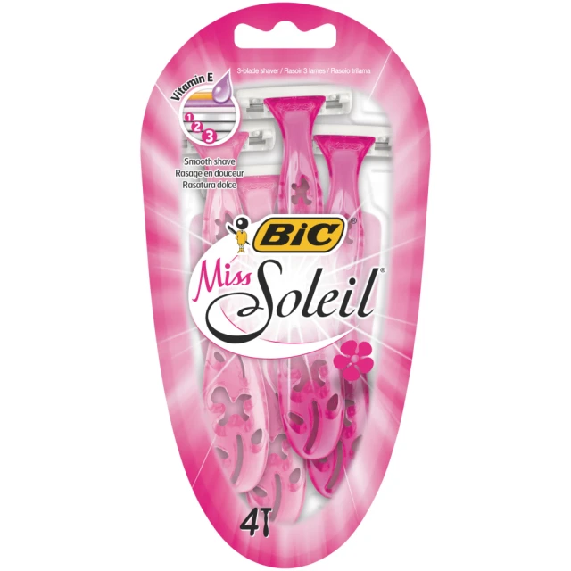 BIC Miss Soleil Women's Razors x4