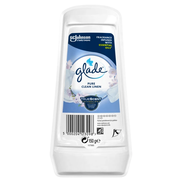 Glade Solid Gel Clean Linen Air Freshener 150g