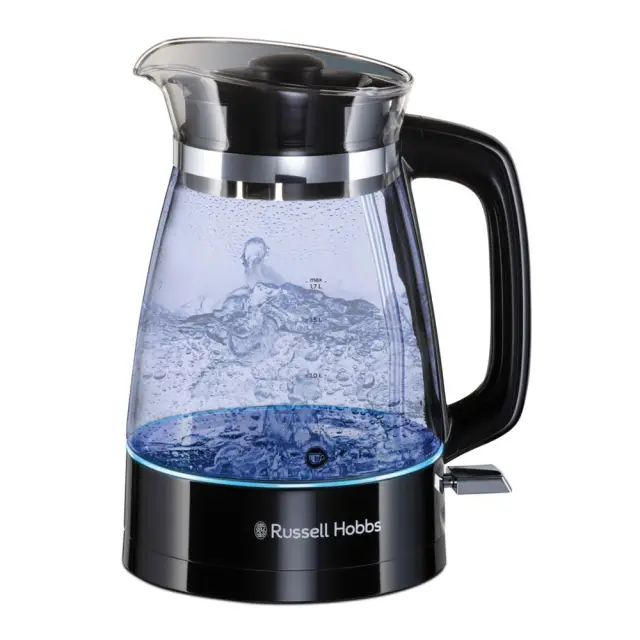 Russell Hobbs Classics Glass Kettle - Black