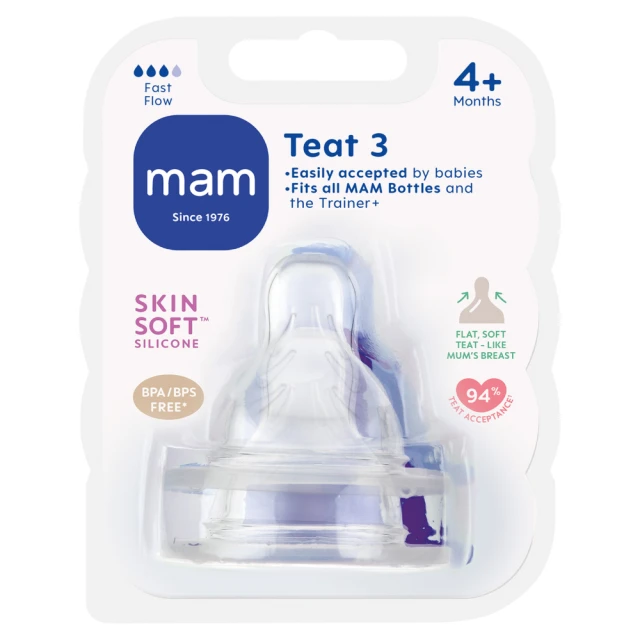 MAM Fast Flow Teat 4+ Months